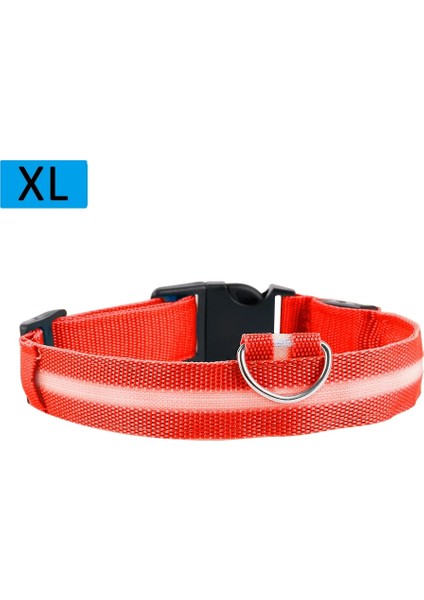 Kırmızı Stil Xs Beden Ayarlanabilir Naylon Köpek Tasması Anti-Lostavoid Araba Kazası Kedi Tasması LED Işık Up Köpek Tasma Yaka Kedi Aksesuarları (Yurt Dışından)
