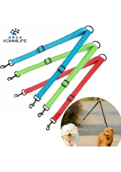 Kahverengi Bkz. Grafik Stili M Beden Komılıfe Yansıtıcı Ikiz Kurşun Köpek Tasması Yürüyüş Için 2 Iki Köpek Naylon Ayarlanabilir Çift Köpek Küçük Orta Büyük Köpekler Için Tasma (Yurt Dışından)