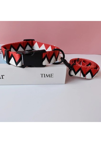 Köpek Tasma Stili S Beden Kırmızı Kişiselleştirilmiş Tasarımcı Köpek Tasması ve Tasma Seti, Evcil Hayvanlarda Büyük Küçükler Için Tren Tasmalar Köpekler Tasma Ipi Naylon Mukavemet (Yurt Dışından) fiyatları