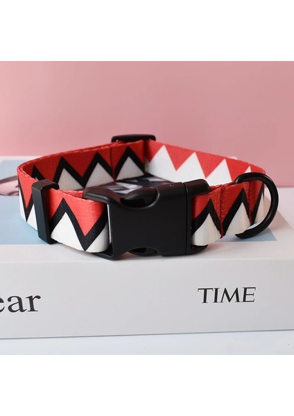 Köpek Tasma Stili S Beden Kırmızı Kişiselleştirilmiş Tasarımcı Köpek Tasması ve Tasma Seti, Evcil Hayvanlarda Büyük Küçükler Için Tren Tasmalar Köpekler Tasma Ipi Naylon Mukavemet (Yurt Dışından) indirimleri