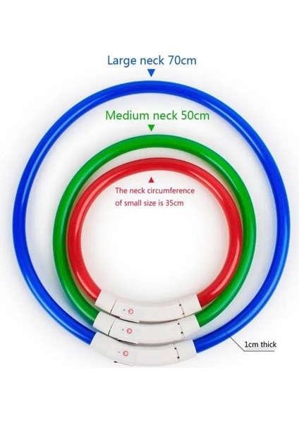 Pembe Tarzı L Beden USB Şarj Pet Köpek Tasması Ayarlanabilir LED Tüp Yanıp Sönen Gece Köpek Tasmaları Parlayan Aydınlık Güvenlik Evcil Hayvan Yaka (Yurt Dışından) indirimleri