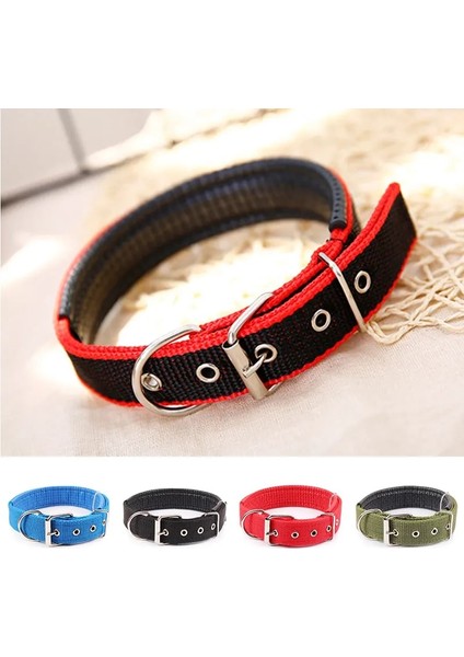 Açık Siyah Stil 2xl Katı Köpek Tasmaları Naylon Köpek Tasması Küçük Orta Büyük Köpekler Için Teddy Bulldog Beagle Ayarlanabilir Naylon Kayış Köpek Yaka Pet Boyun (Yurt Dışından)