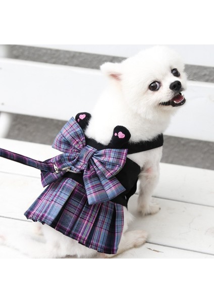 Derin Pembe Tarzı Xs Beden Yeni Ekose Köpek Koşum Tasması Sevimli Tiki Tarzı Köpek Yelek Koşumları Nefes Alabilir Pet Yürüyüş Kurşun Tasma Kedi Köpekler Için Evcil Hayvanlar Elbise (Yurt Dışından) modelleri