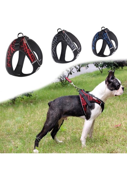 Gri Tarzı S Beden Küçük Orta Köpekler Için Köpek Koşum Hiçbir Çekme Ayarlanabilir Yansıtıcı Pet Yelek Yaka Köpek Koşu Örgü Giysileri Yavru Kedi Koşum Kayışı (Yurt Dışından) modelleri