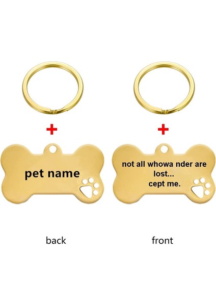 J Tarzı 40X21MM Yaratıcı Dıy Kişiselleştirilmiş Pet Yaka Kımlık Etiketi Kazınmış Pet Adı Kedi Yavrusu Köpek Künyesi Kolye Anahtarlık Kemik Perros Accesorios (Yurt Dışından) fiyatları