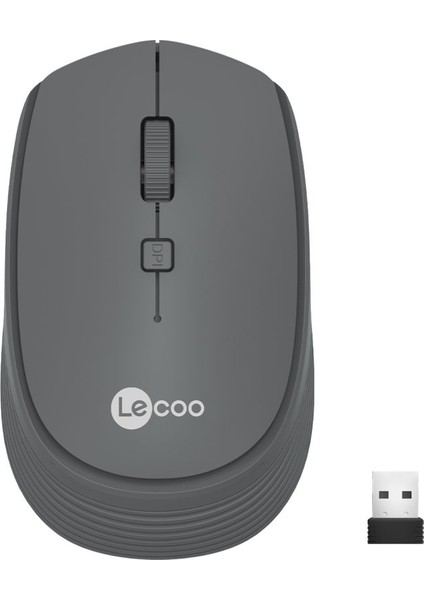 Lecoo WS202-G Gri USB Kablosuz Mouse