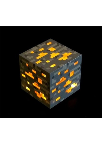 Minecraft Maden Lambası Sarı Şarjlı Kablosuz