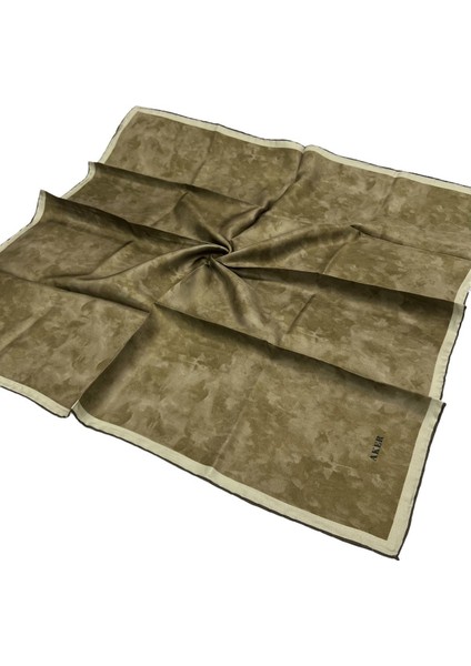 İpek Eşarp - 7208713-954 Asker Yeşil Twill