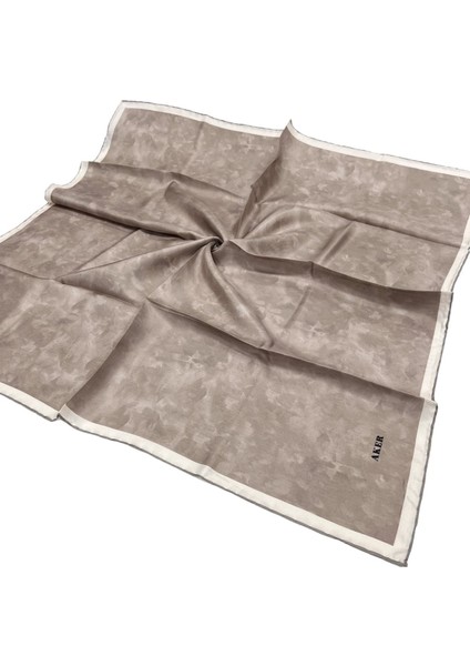 İpek Eşarp - 7208713-933 Soft Pudra Twill