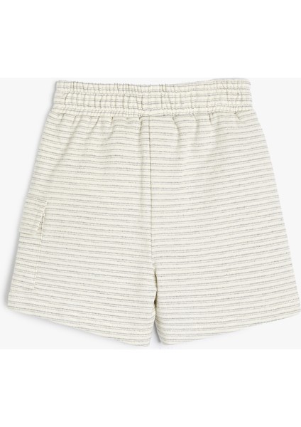 Şort Cepli Beli Bağlamalı Cep Detaylı Pamuklu fiyatları