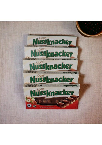 Nussknacker Sütlü Fındıklı 100 gr x 5 Alman Çikolatası