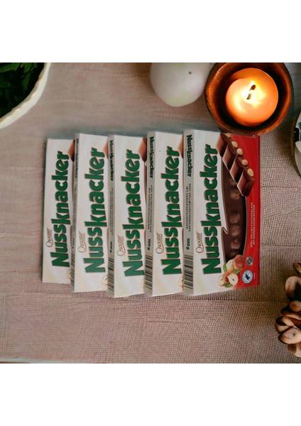 Nussknacker Sütlü Fındıklı 100 gr x 5 Alman Çikolatası