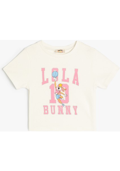 Lola Bunny Tişört Lisanslı Kısa Kollu Bisiklet Yaka