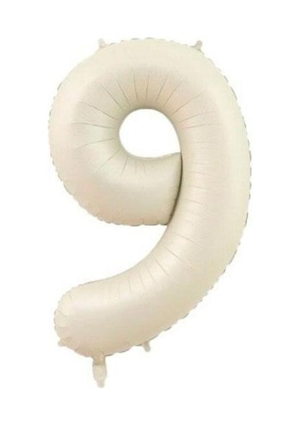 9 Dokuz Yaş Parti Retro Doğum Günü Seti; Krem Rakam Folyo,kraft Banner,3 Lü Kalp Folyo ve 60 Adet Lateks Balon Lüks Set fiyatları