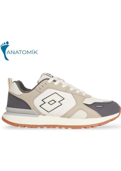 1959-LOTEN Anatomik Tabanlı Erkek Sneakers Ayakkabısı - NKT01959-BEJ-44