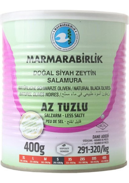 Az Tuzlu Teneke Zeytin 400 gr x 2AD Toplam 800GR modelleri