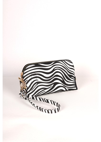 Bag Molly El Çantası Orta Boy Telefon Çantası Zebra Desen