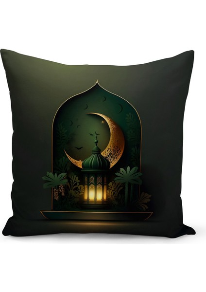 Ramazan Serisi Çift Tarafı Dijital Baskılı 4'lü Kırlent Kılıfı Seti (Ramadan Cushion Cover Set) fiyatları