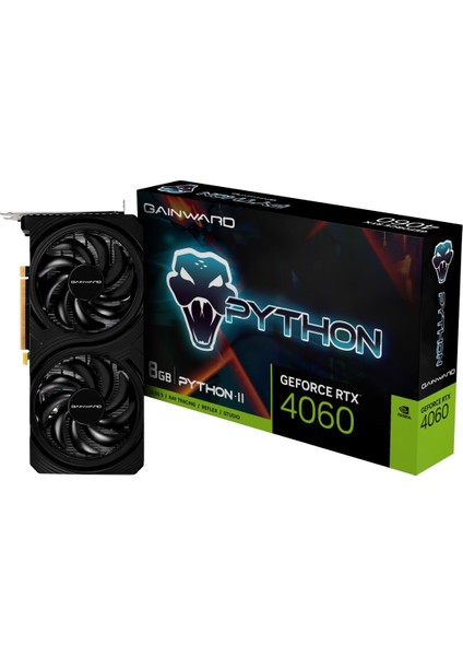 Geforce Rtx 4060 Python Iı 8gb Gddr6 128 Bit Dlss 3 Ekran Kartı