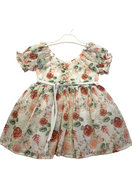 Selin Butik26 Çiçekli Kız Elbise