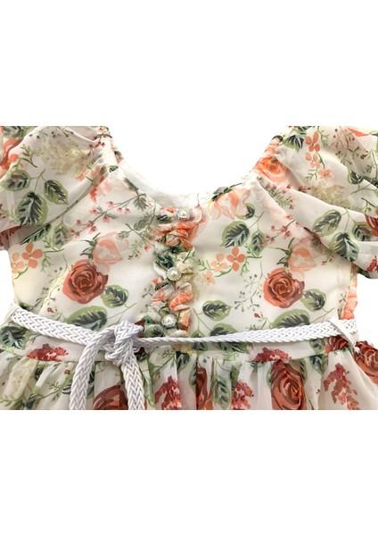 Selin Butik26 Çiçekli Kız Elbise modelleri