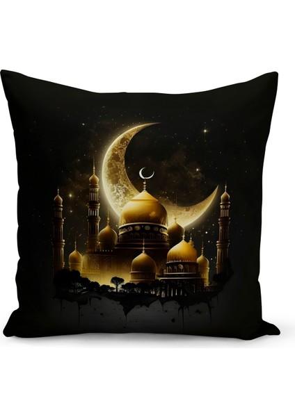 Ramazan Serisi Çift Tarafı Dijital Baskılı 4'lü Kırlent Kılıfı Seti (Ramadan Cushion Cover Set) fiyatları