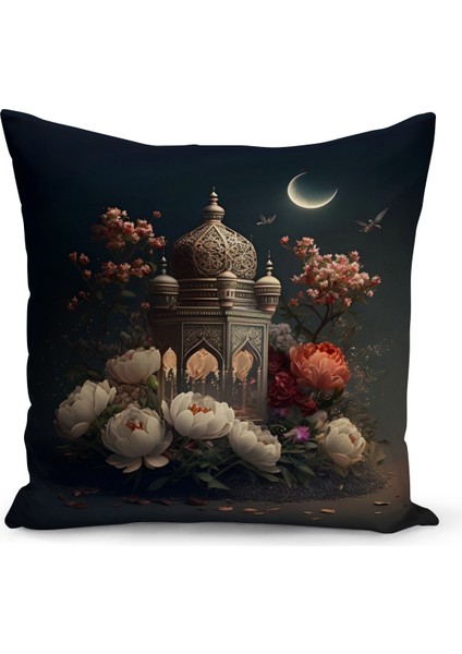 Ramazan Serisi Çift Tarafı Dijital Baskılı 4'lü Kırlent Kılıfı Seti (Ramadan Cushion Cover Set) fiyatları