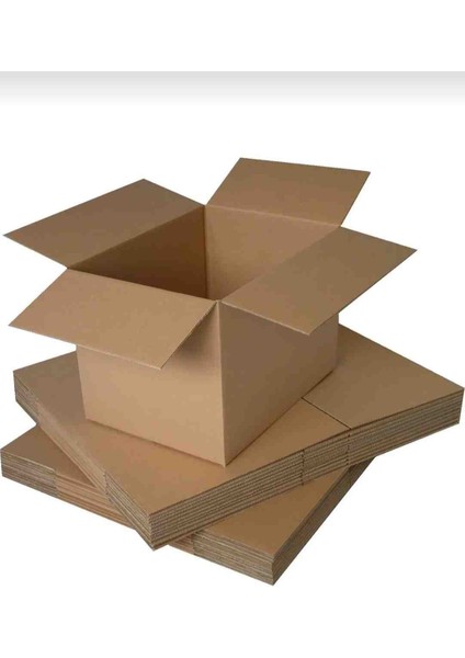10 Adet 40X30X25 Çift Oluklu Dopel Koli Kutu Boş Karton Çeyiz Kolisi Eşya Taşıma Kolisi