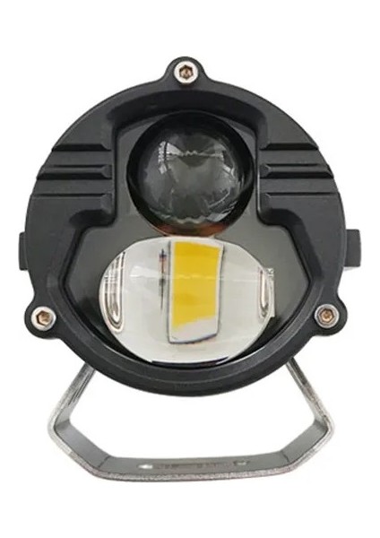 3'' Beyaz Sarı LED Spot Uzun Kısa Off Road, Motosiklet Sis Farı Çalışma Lambası 12-24V 40W