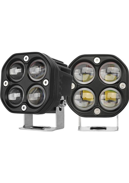3'' Beyaz LED Spot Uzun Kısa Off Road, Motosiklet Sis Farı Çalışma Lambası 12-24V 40W fiyatları