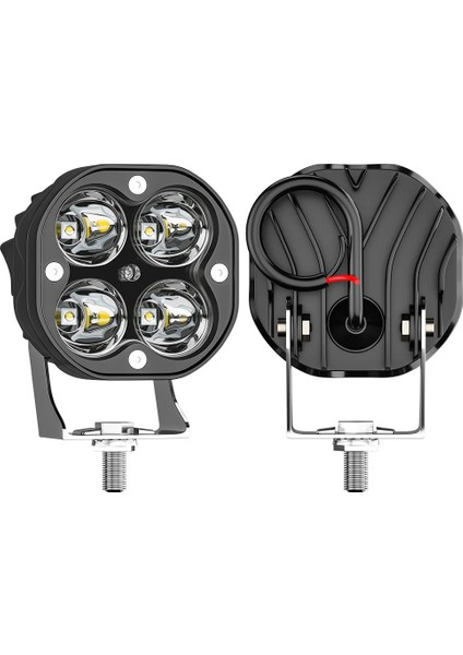 3'' Beyaz LED Spot Uzun Kısa Off Road, Motosiklet Sis Farı Çalışma Lambası 12-24V 40W modelleri