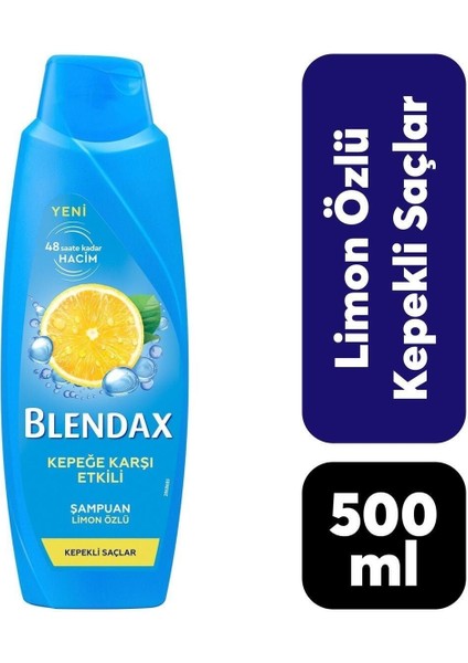 Şampuan 500 ml Kepeğe Karşı Limon Özlü