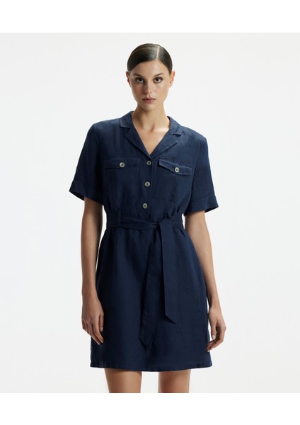 Ceket Yaka Kısa Kol Elbise fiyatları