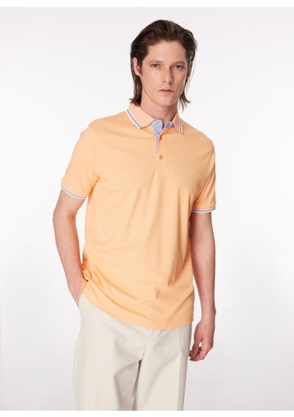 Düz Somon Erkek Polo T-Shirt Cm Ds 01 02