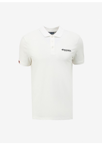Beyaz Erkek Basic Polo T-Shirt D4SM-TST3248