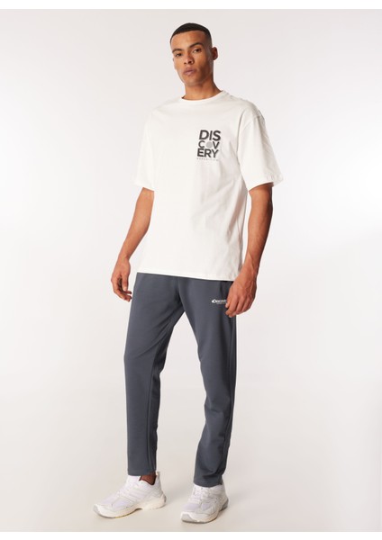 Beyaz Erkek Bisiklet Yaka Loose Fit T-Shirt D4SM-TST3268 fiyatları