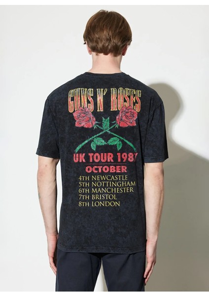 Bisiklet Yaka Siyah Kadın T-Shirt W241357001-Bısıklet Yaka T-Shirt fırsatları