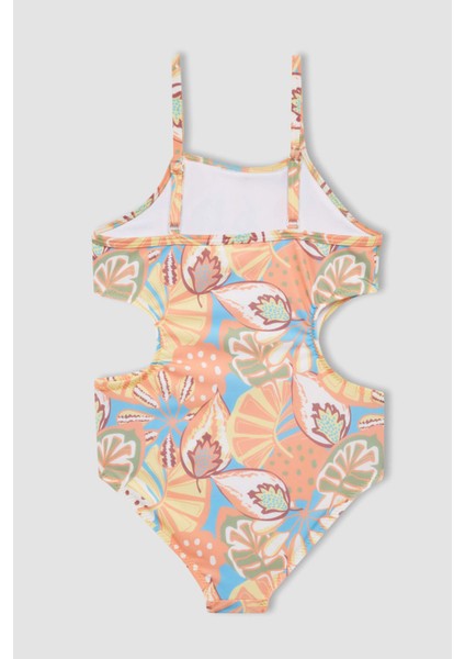 Kız Çocuk Desenli Mayokini modelleri