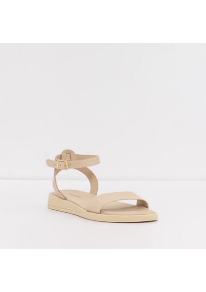 Megara-Tr Sandalet Düz Sandalet Ekru fırsatları