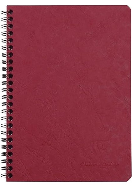 Age Bag Wirebound A4 Çizgili Defter Bordo 781452C