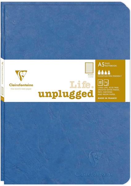 My Essential Stapled A5 Çizgili Defter Royal Blue 733174C