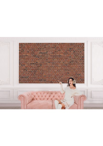 Taş Tuğla Desenli Duvar KAĞIDI-5599
