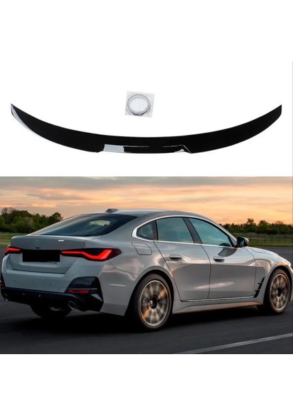 Bmw G26 4 Serisi M4 Spoiler Parlak Siyah