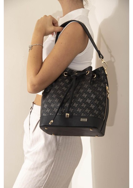 Siyah Platin - Siyah SP492 Kadın Çapraz Çanta