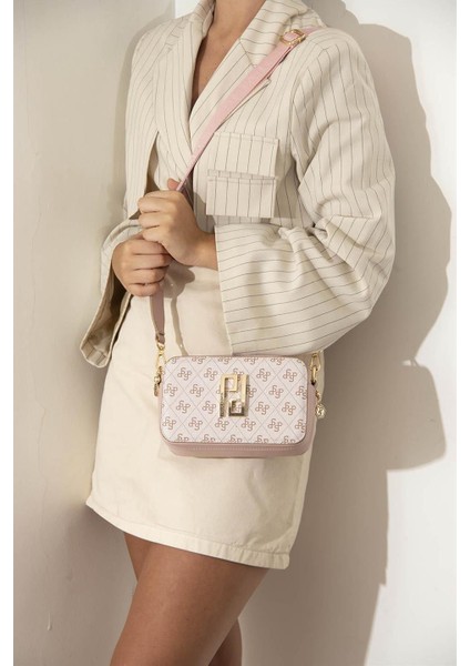 Pembe - Pudra SP1078 Kadın Çapraz Çanta