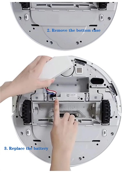 xiaomi Mijia 1c STYTJ01ZHM Robot Süpürge Paspas Temizleyici Parçaları Için Pil (Yurt Dışından) modelleri