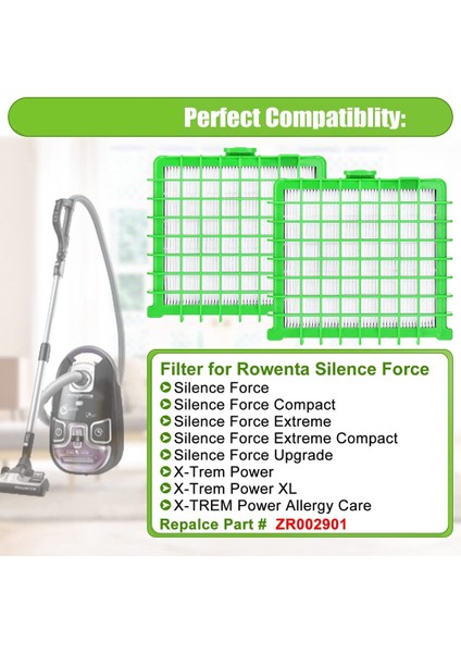 ZR002901 Rowenta Silence Force Filtresi, Silence Force Compact (Yurt Dışından)