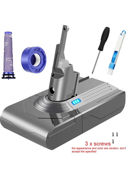 21.6V V8 Adaptör+Filtre Tam Kiti Dyson V8 Için Değiştirin (Yurt Dışından) modelleri
