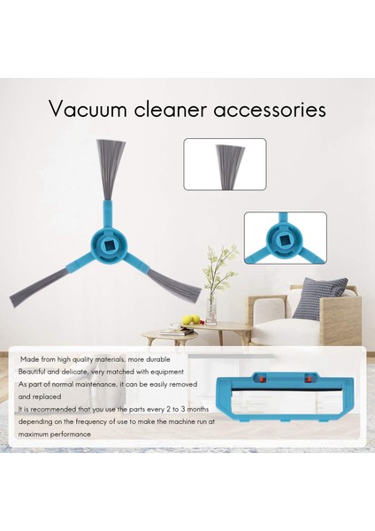 Cecotec Conga 3290 3490 Için Ana Fırça Yan Fırça Hepa Filtre (Yurt Dışından)