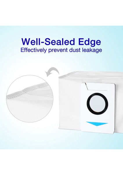 Ecovacs X1OMNI X1TURBO ile Uyumlu Yedek Parça Toz Torbası (Yurt Dışından) modelleri